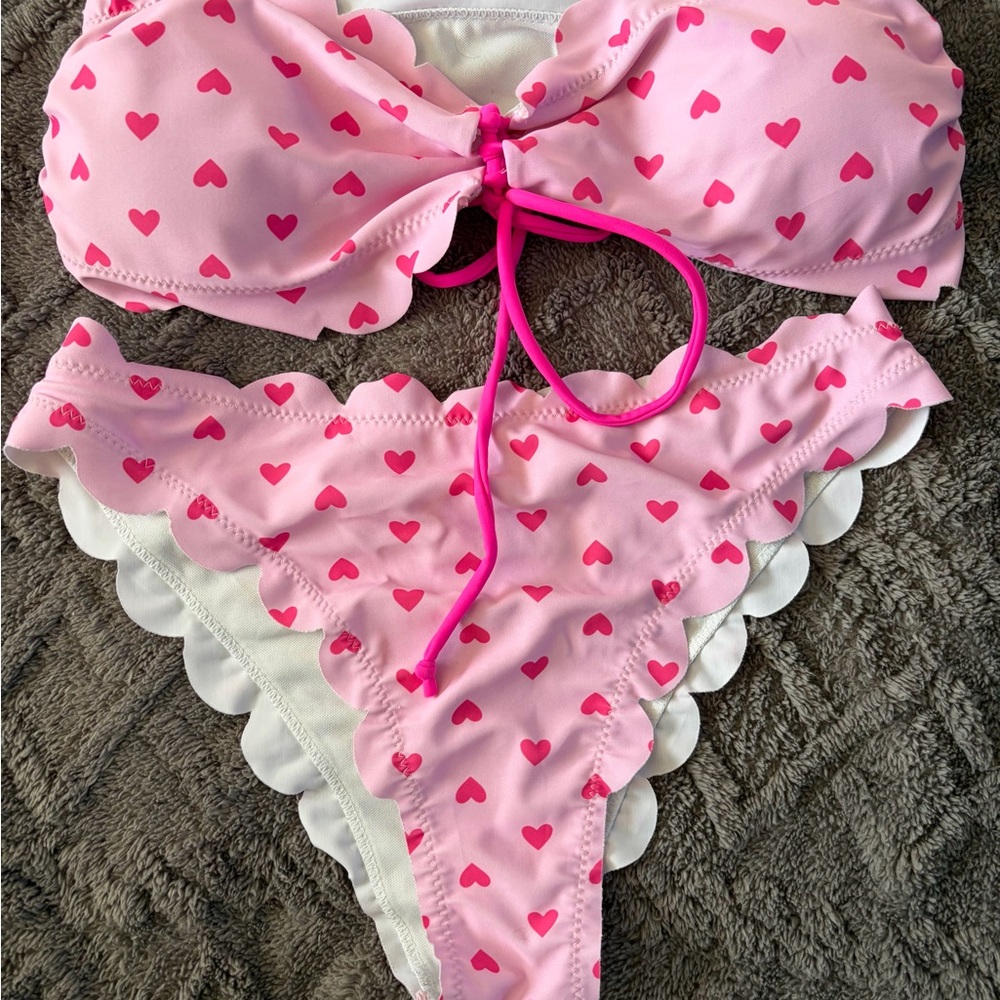 SHEIN Pink Heart Bikini